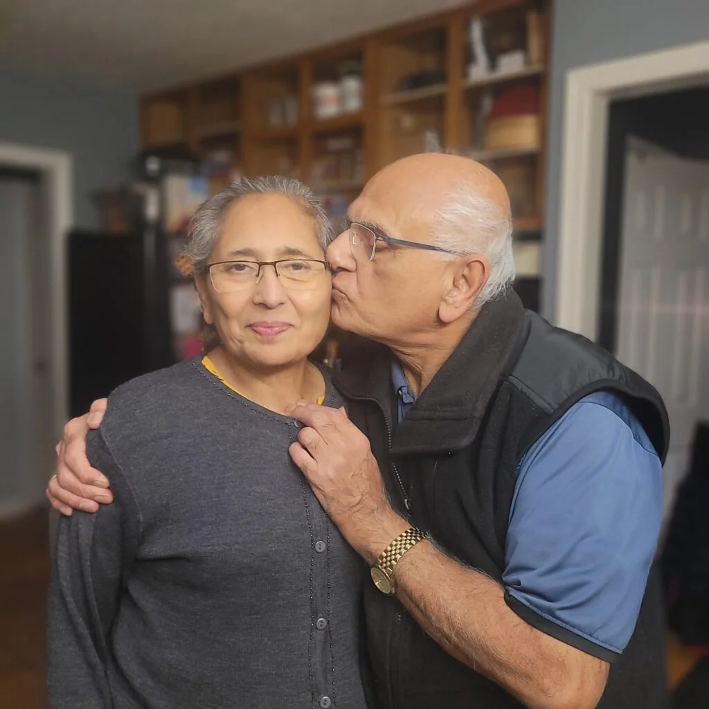 Ravi's mother and father